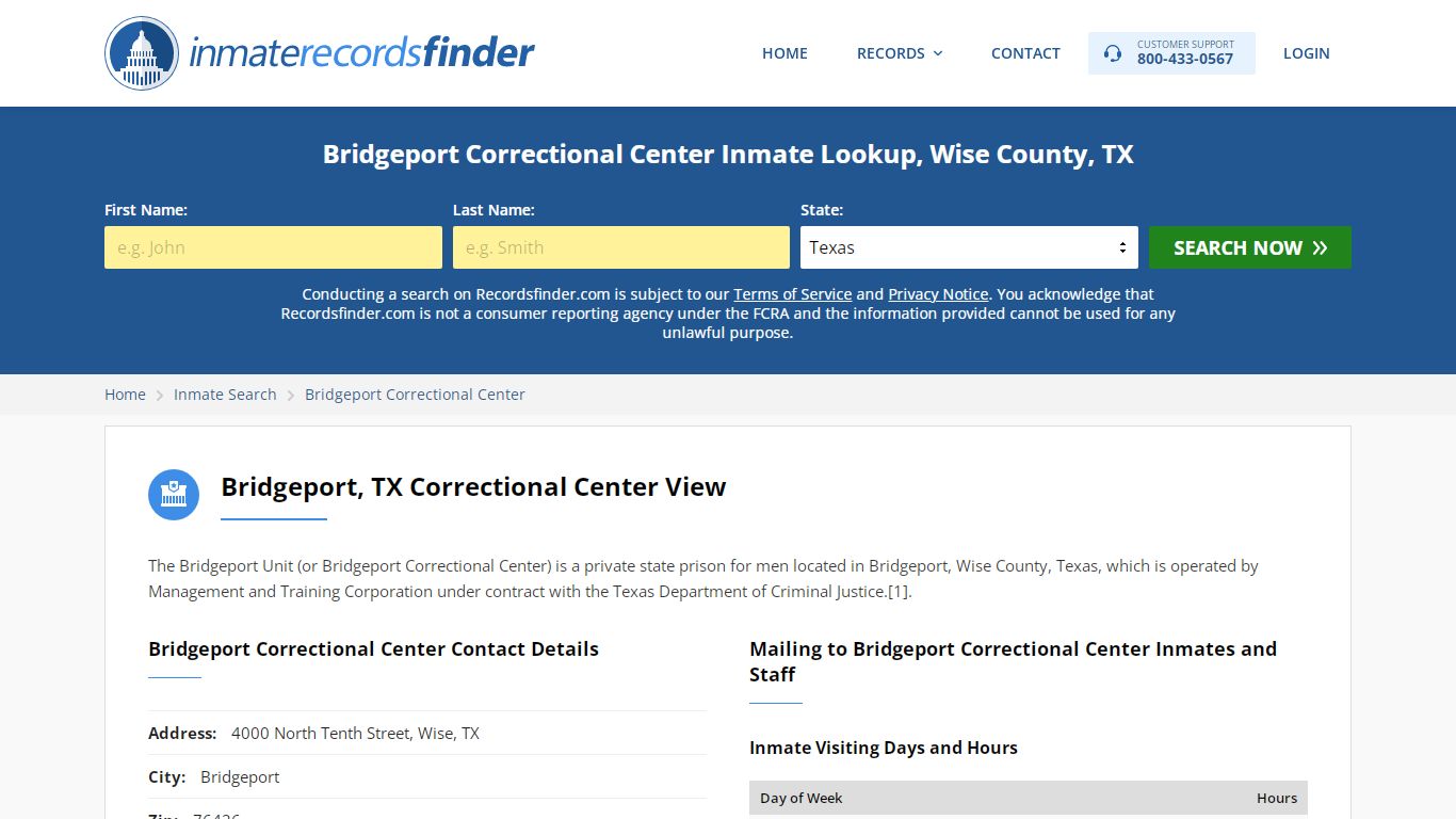 Bridgeport Correctional Center Roster & Inmate Search ...